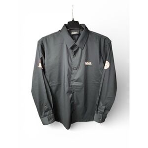 Von Dutch Originals Men's XL Black Button Up Long Sleeve Graphics Shirt NWOT